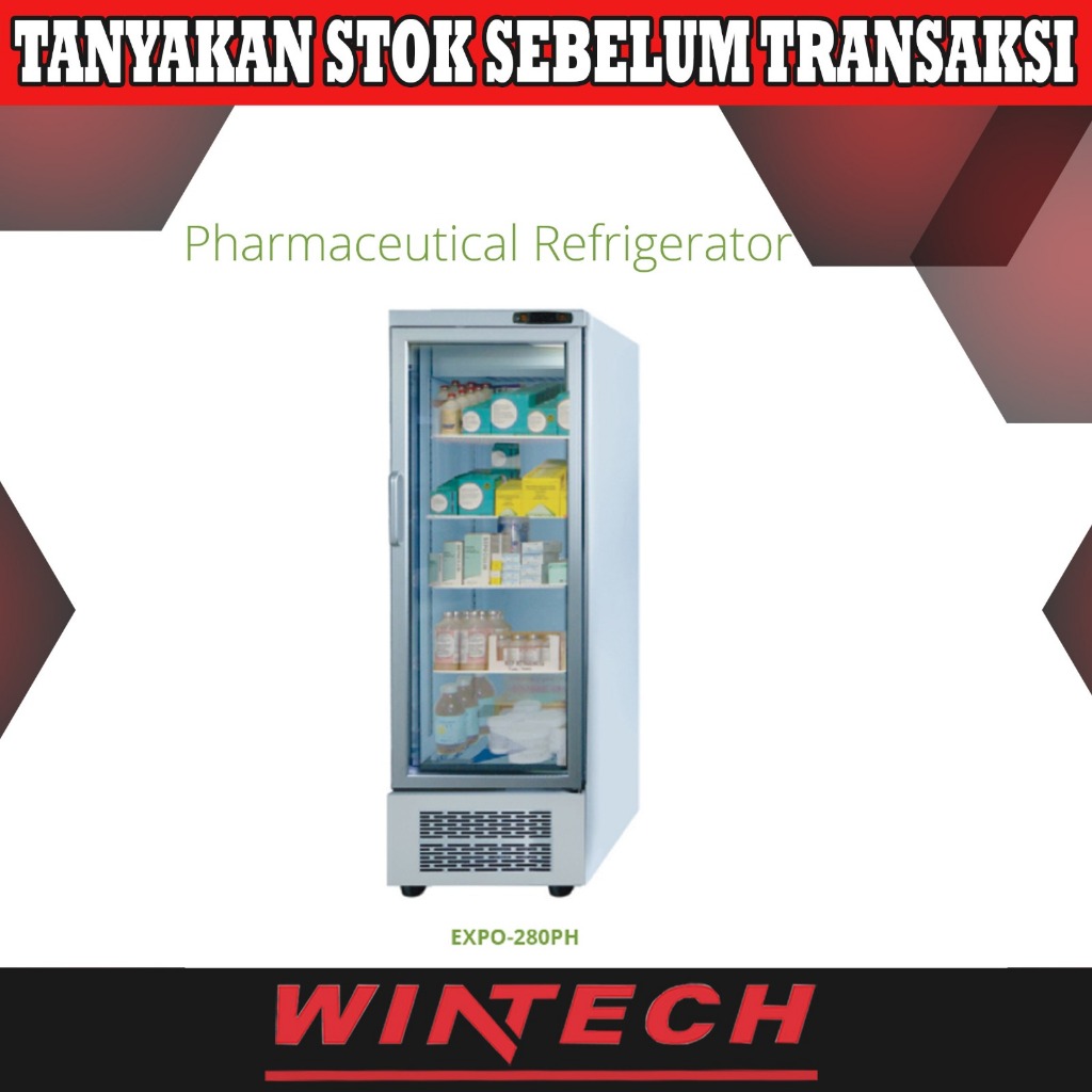 Gea EXPO-280PH Pharmaceutical Refrigerator - Kulkas Obat - Penyimpanan Obat - Kulkas Farmasi