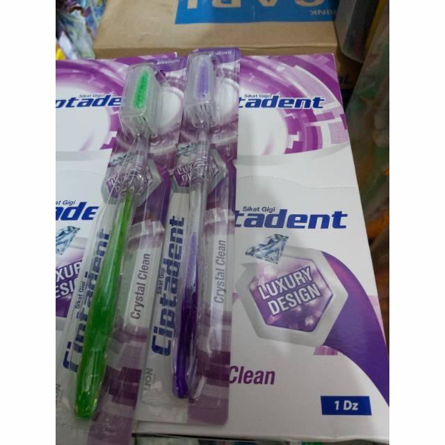 Ciptadent Sikat Gigi Crystal Clean Medium 1 Pcs / Sikat Gigi Ciptadent