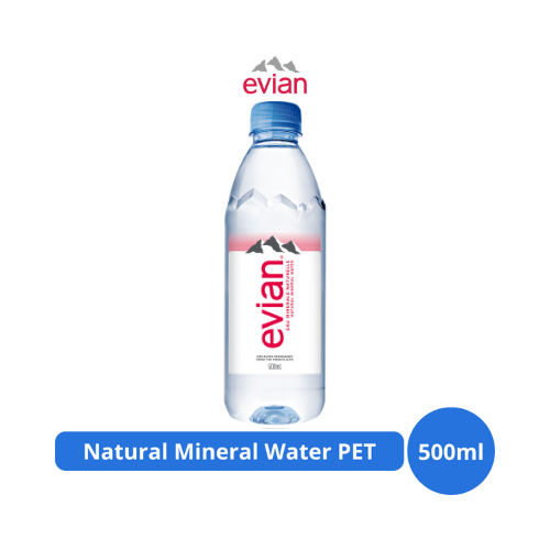 

EVIAN Natural Mineral Water PET 500ml