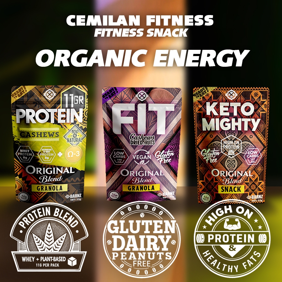 

ORGANIC ENERGY - Cemilan Fitness PROTEIN/FIT/KETO 35g