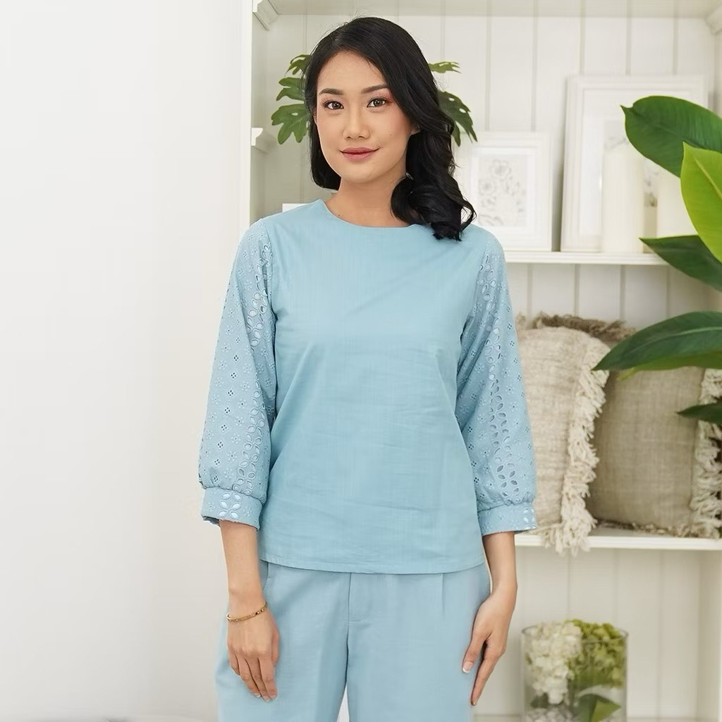 [FREE JILBAB SEGI4] Preloved Baju Beatrice / Preloved Blouse Beatrice