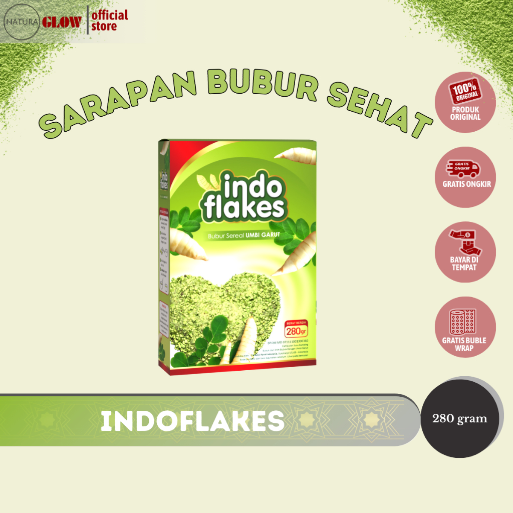 

INDOFLAKES – sarapan sehat diet alami | bubur instan daun kelor | protein nabati | praktis & bergizi | pilihan tepat untuk gaya hidup sehat
