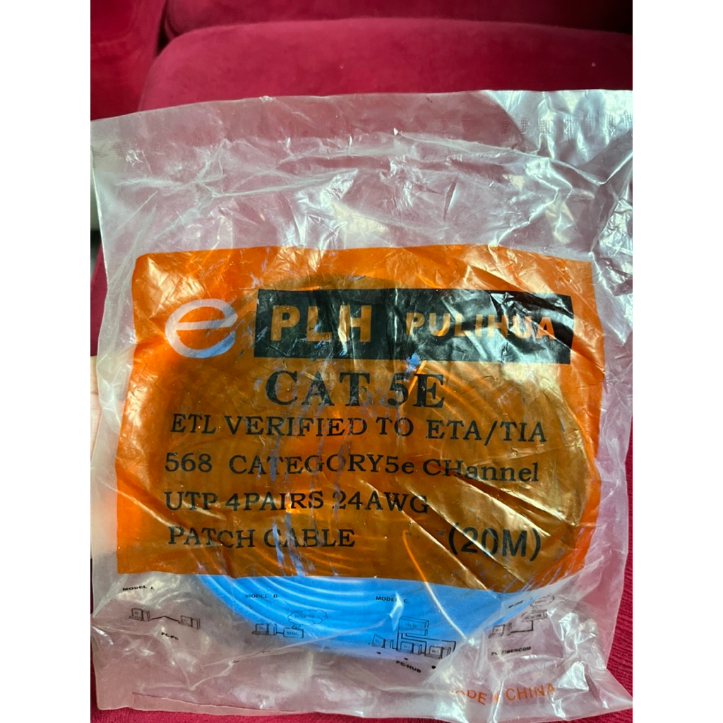 Kabel Lan 20 Meter warna biru