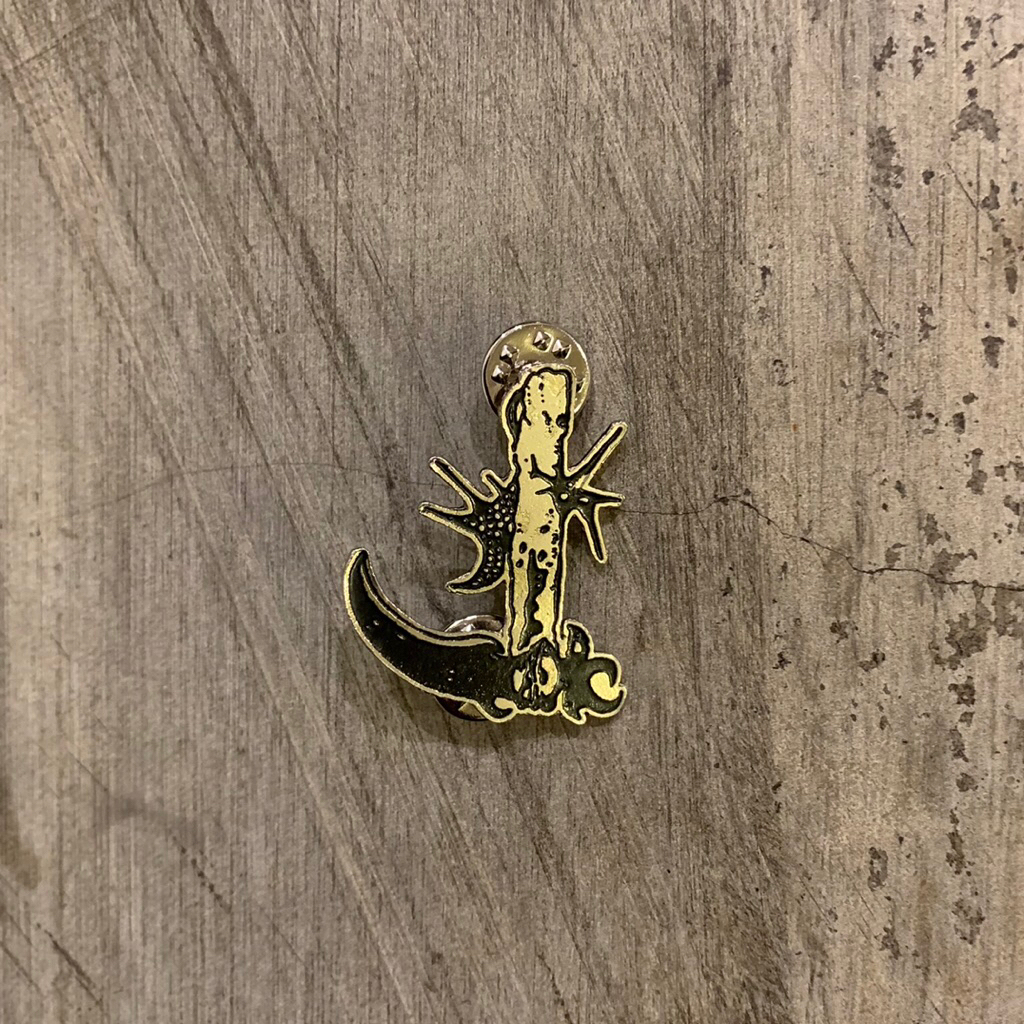 ENAMEL METAL PINS "RIBBON" RELEASED BY MENACEREC AND MALDOROR MANIFESTO