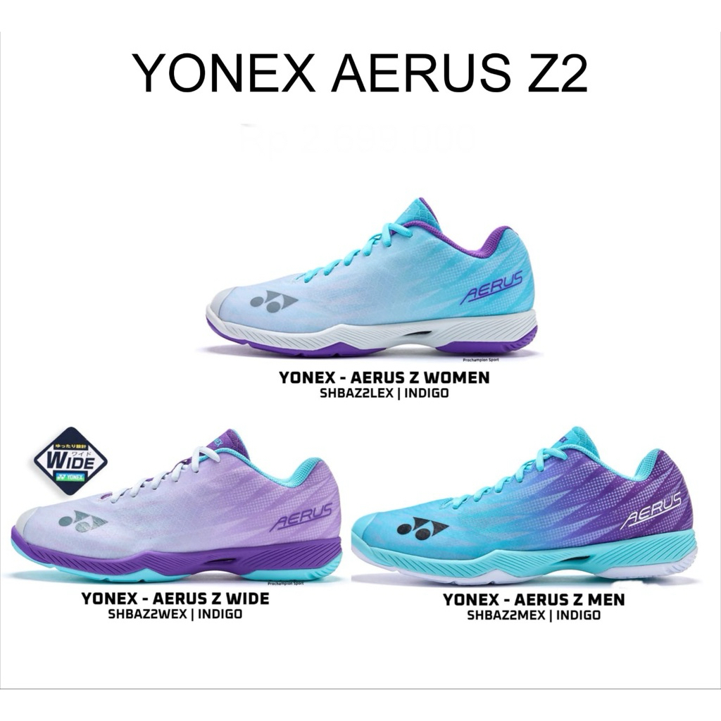 sepatu Yonex Aerus Z indigo original