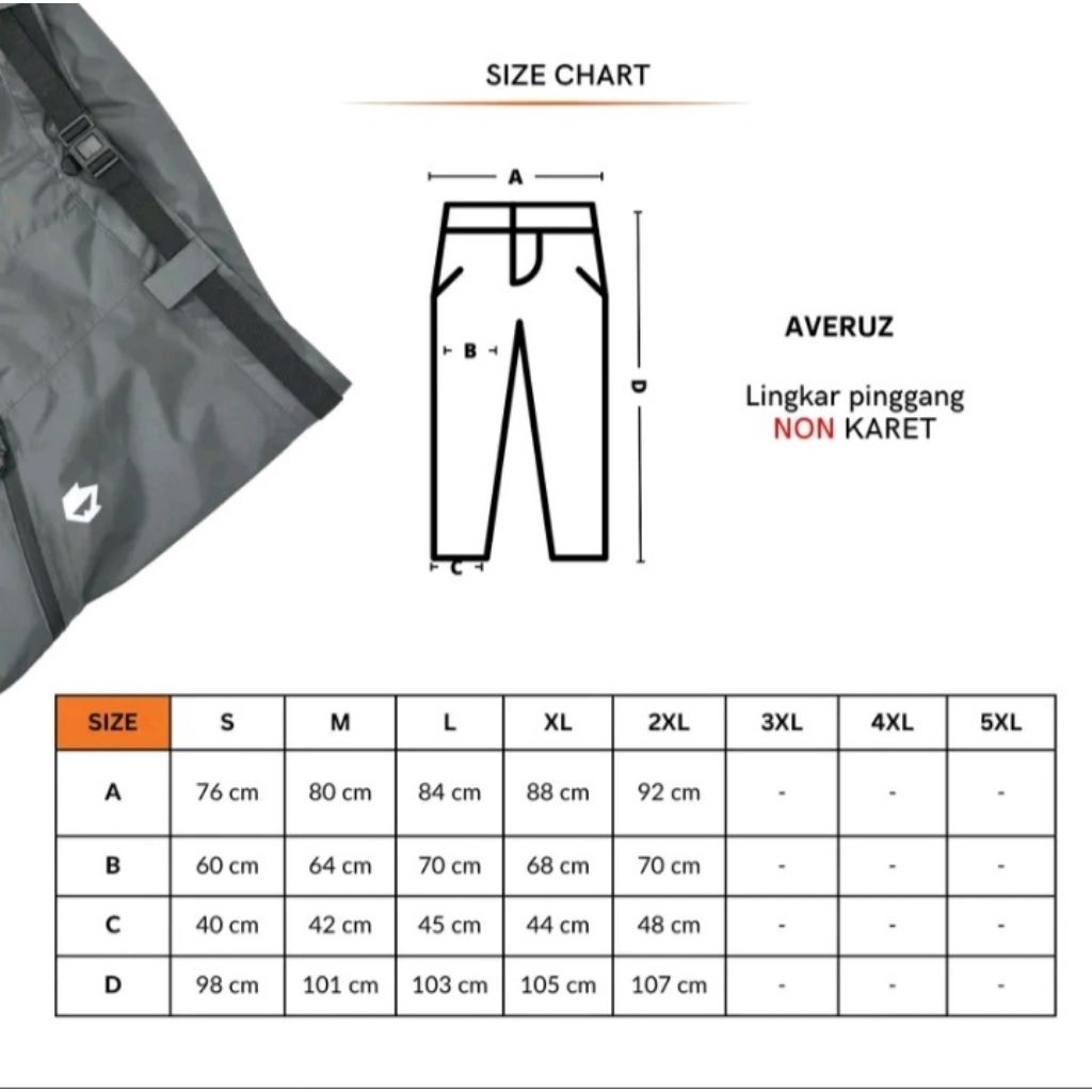 BOGABOO AVERUS CELANA gunung panjang goretex full sealed