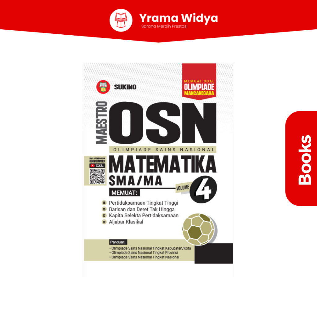 Maestro OSN Matematika (Olimpiade Sains Nasional)  SMA/MA Volume 4 - Sukino