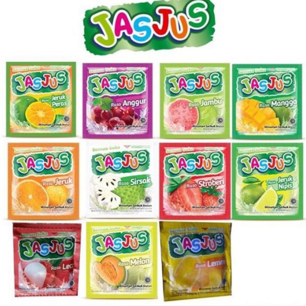 Jasjus Jas Jus Minuman Serbuk Rasa Buah 10 Sachet