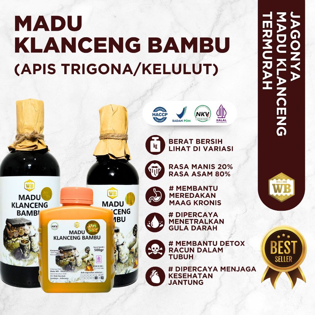 Madu Klanceng Bambu / Lebah Apis Trigona