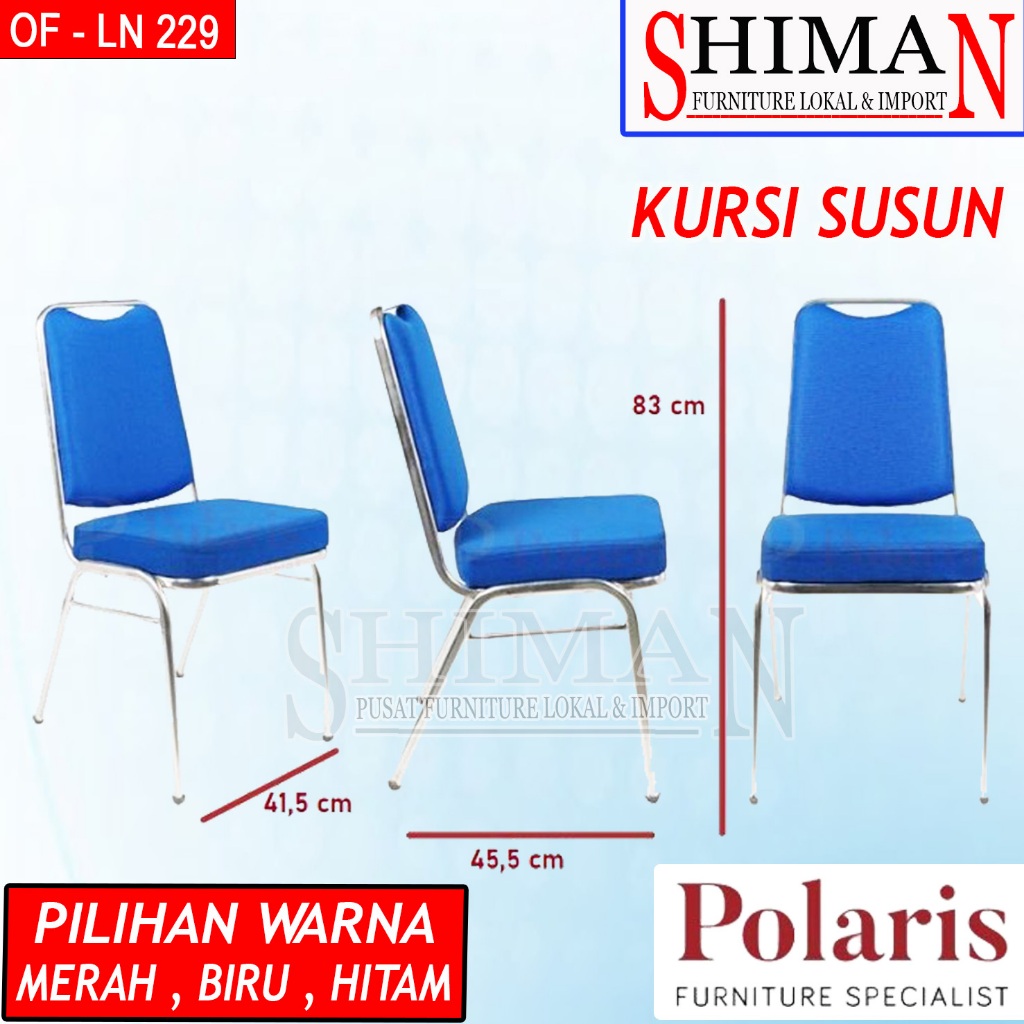 Kursi Susun Pipa Oval POLARIS | Kursi Pesta Pipa Oval