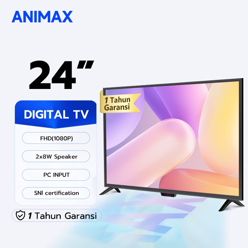 bahari - Animax TV Digital 24 inch TV LED 21 inch 27 inch TV LED Digital TV 19/20/21/22/24/25/27/30