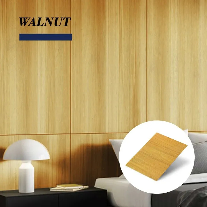WALLBOARD PVC: Artha Wallboard Wood - WALNUT