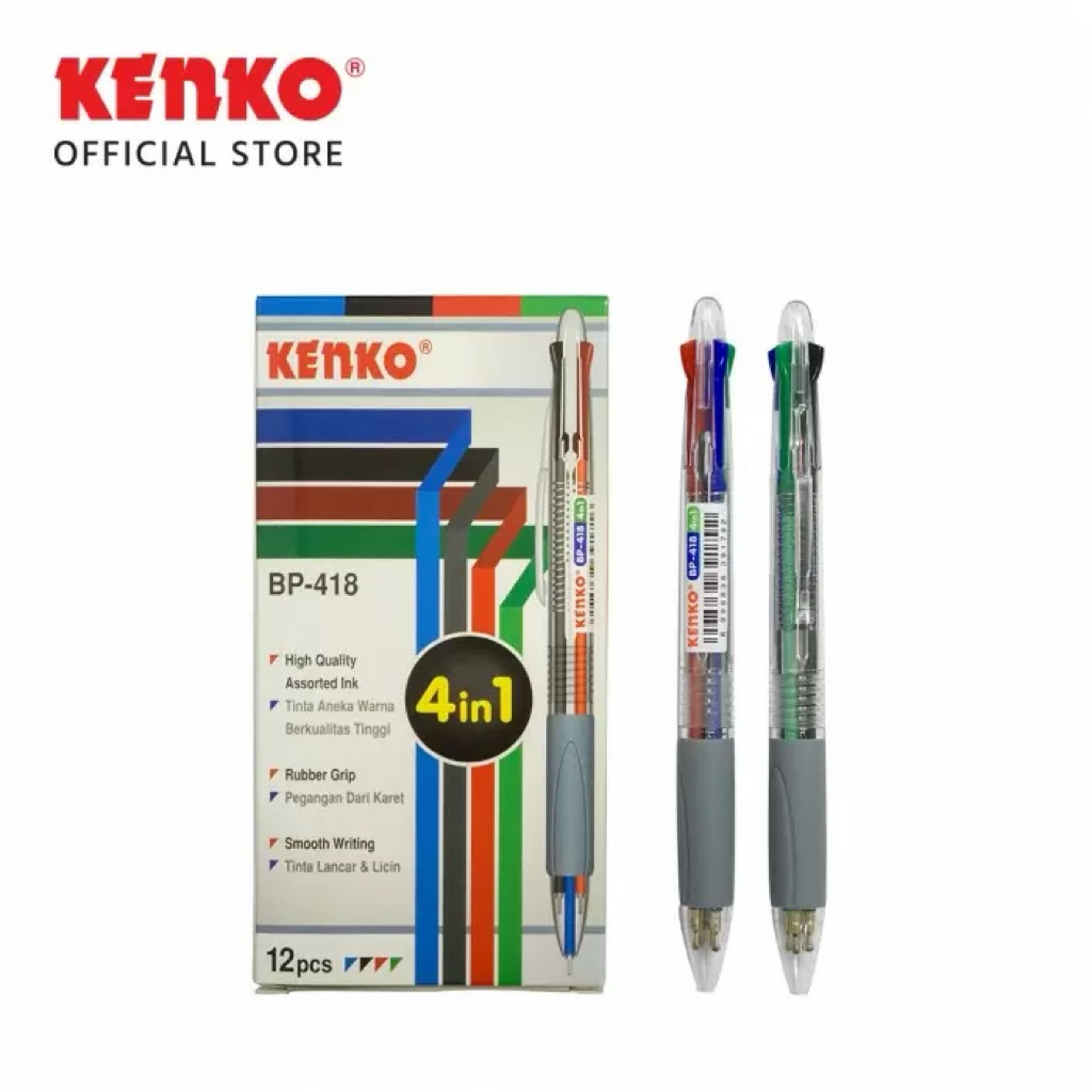 

Pulpen Pena Kenko BP - 418 4in1