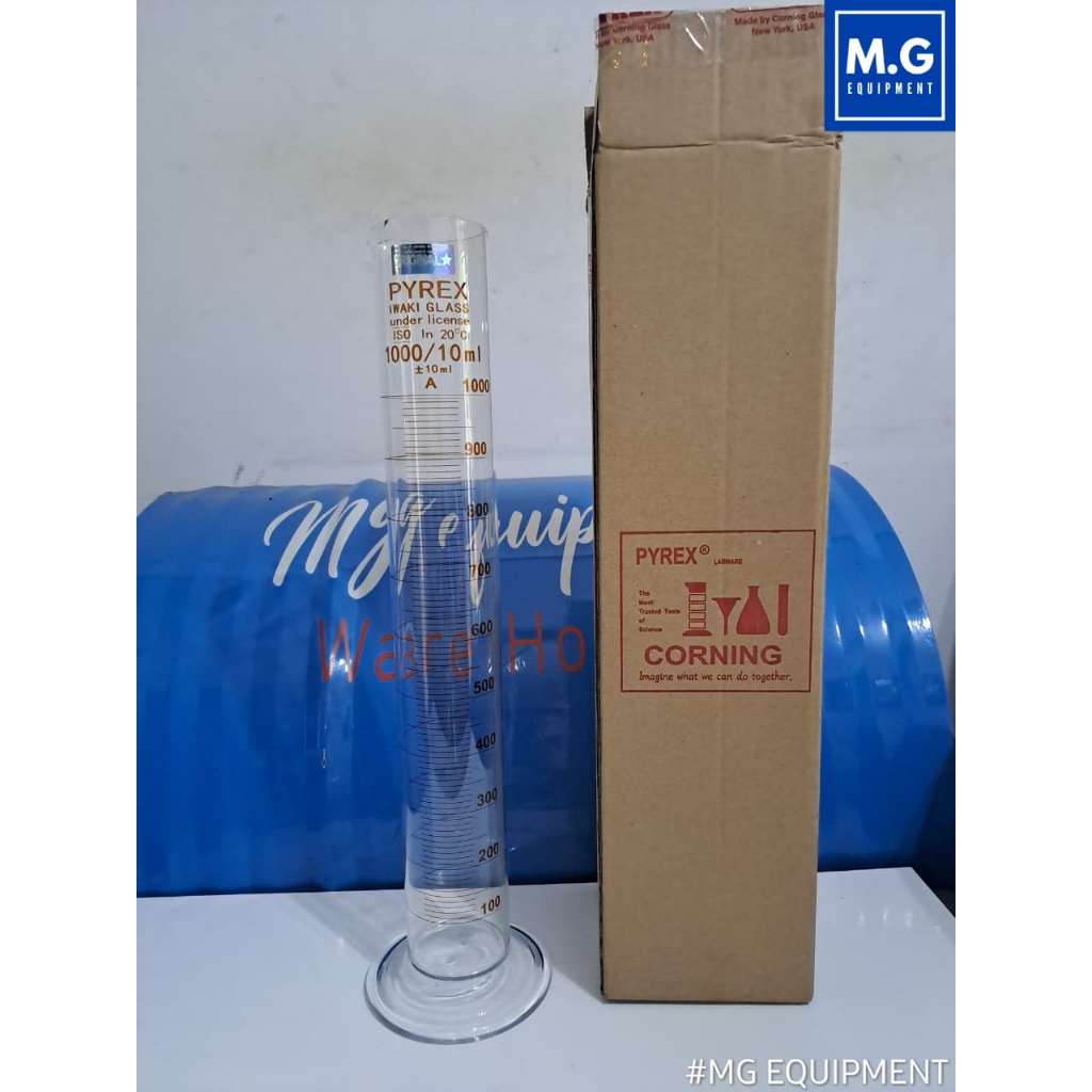Gelas ukur 1000 ml Pyrex Measuring Cylinder 1000ml Pyrex