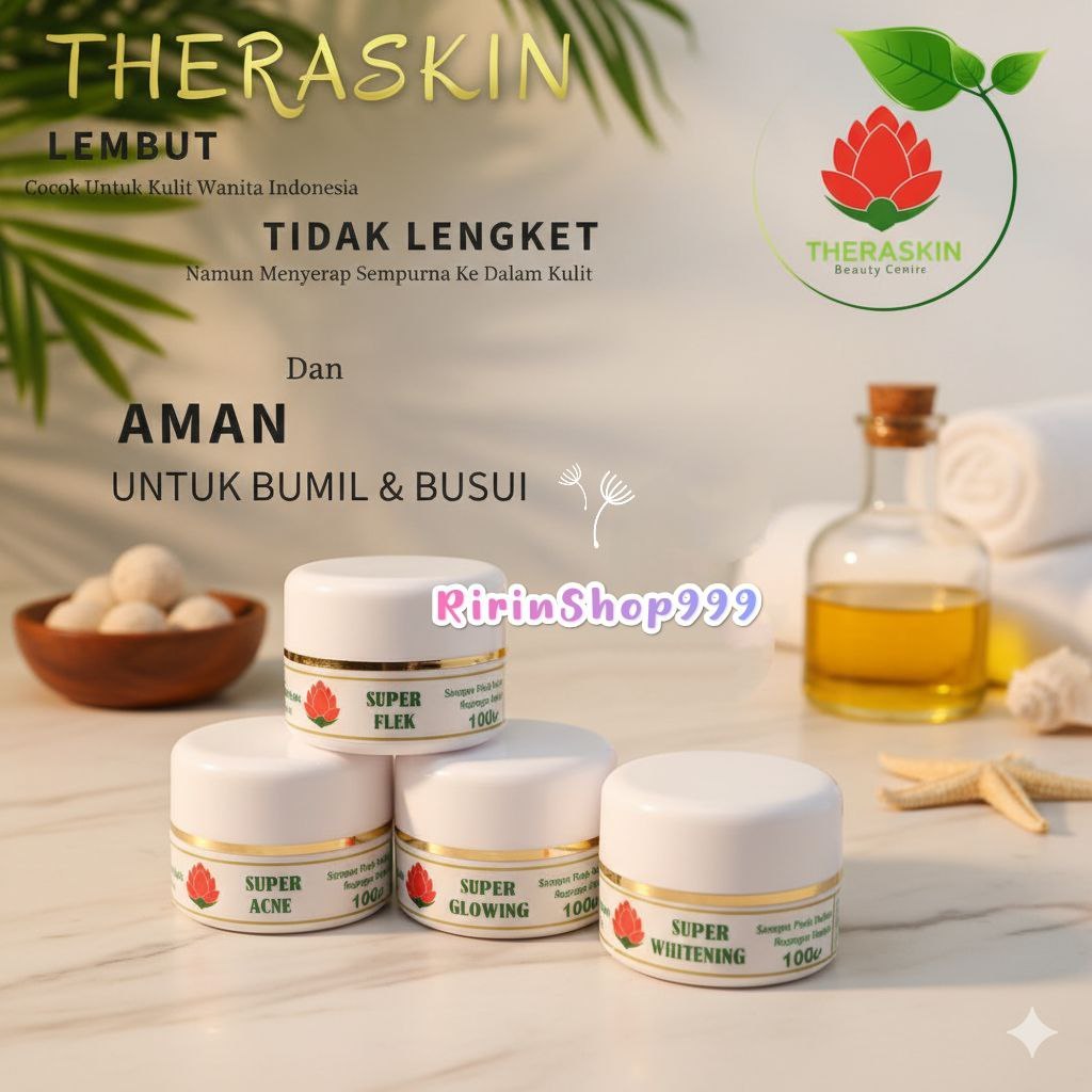 THERASKIN CREAM MALAM SUPER FLEK/ACNE/GLOWING/WHITENING