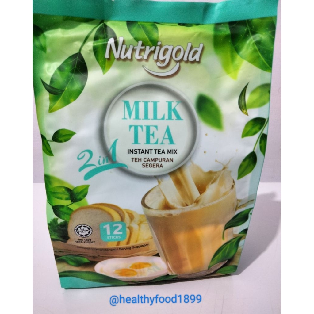 

Nutrigold Milk Tea Instant Mix 2 in 1 (12 Sticks x 25g)