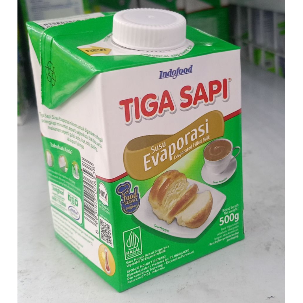 Susu Evaporasi Tiga Sapi Evaporasi Susu 500gr