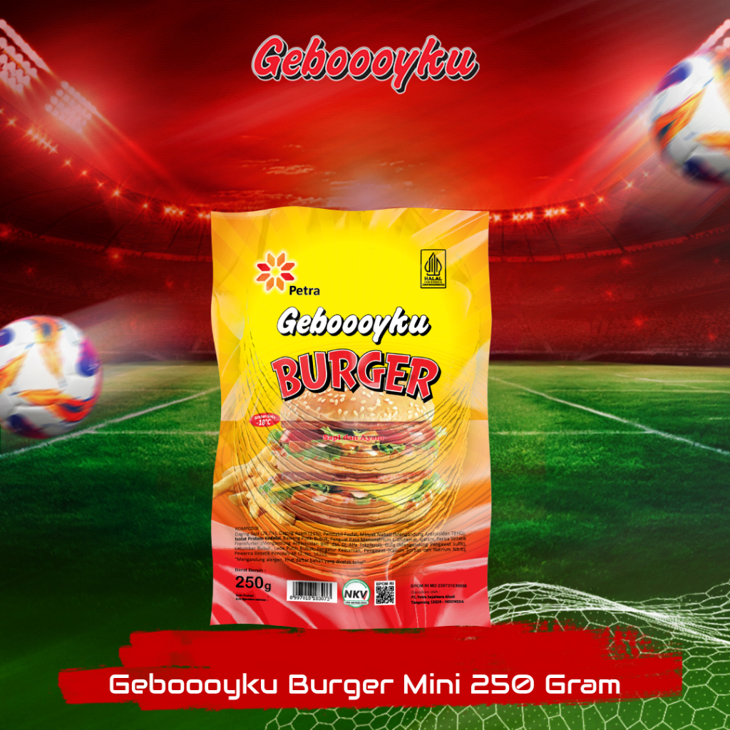 

Gebooyku Mini Burger 250 Gram
