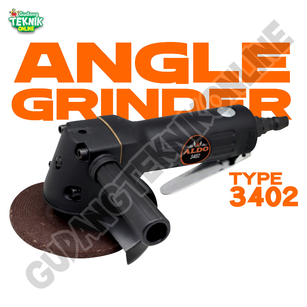Mesin Gerinda Angin 4" 3402 ALDO / Mesin Gerinda Tangan Udara ALDO 3402 - Air DIe Grinder 4inch Guri