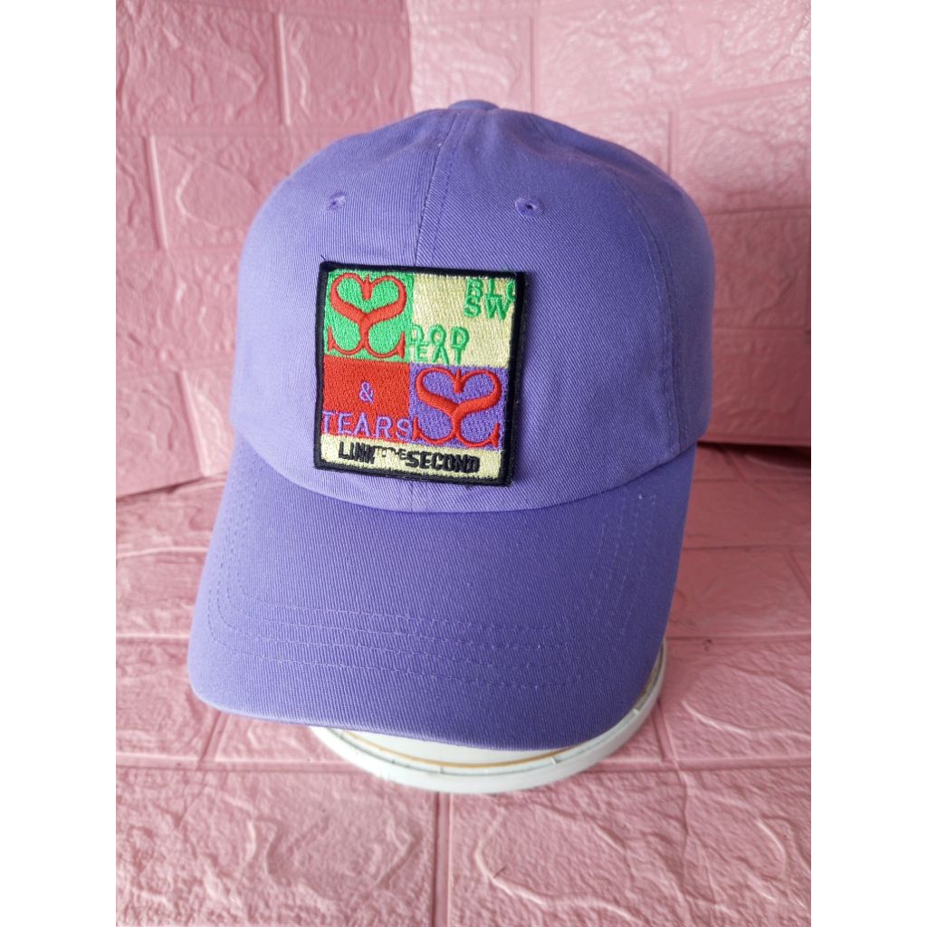 Topi BTS Signal Cap Blood Sweat & Tears Collection Purple Music Kpop Army