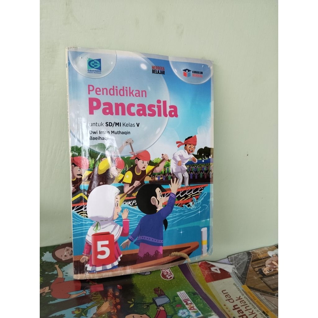 buku ppkn/pendidikan pancasila kelas 5/V sd mi kurikulum merdeka
