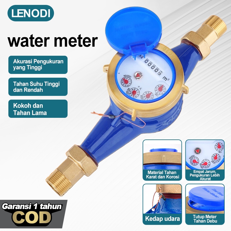 NEW Lenodi /Meteran Air Bodi Besi /Meteran Air/Meteran Air PVC/Meteran Air yang Memenuhi Standar