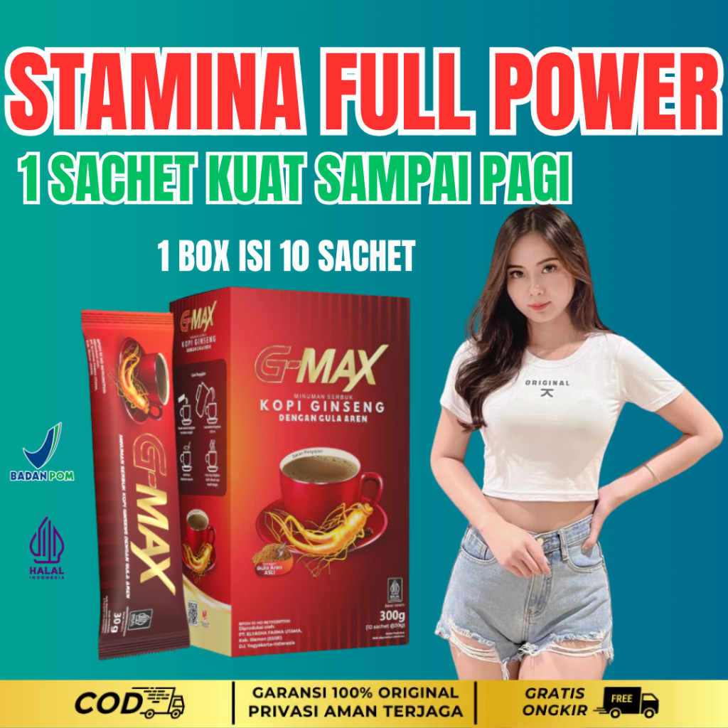 

G-max Kopi Gingseng Stamina Bpom