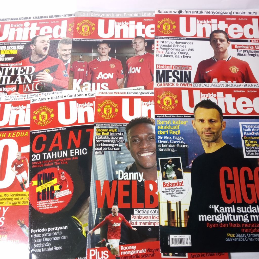 Inside united tahun 2010 2011 2012 2013 majalah resmi manchester united
