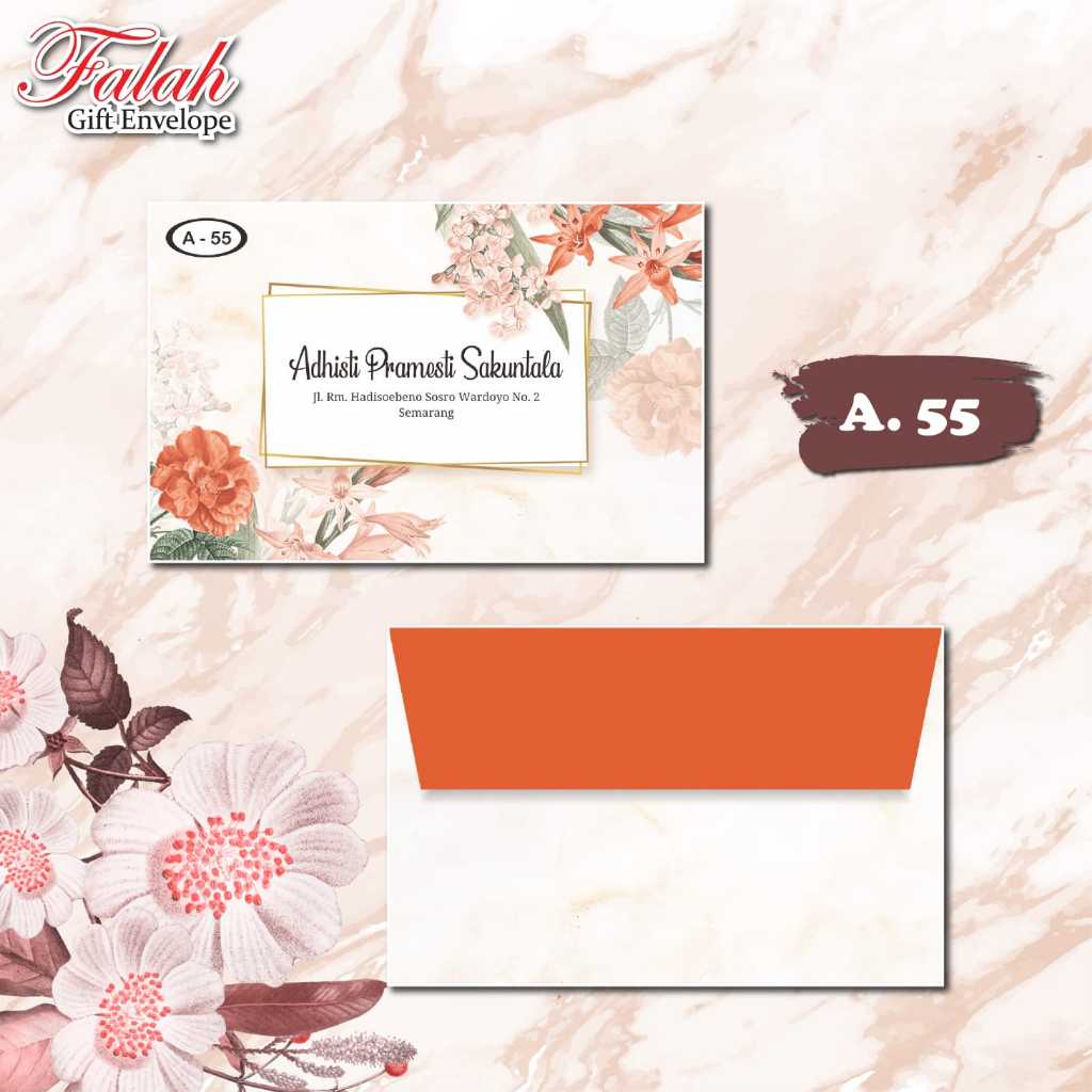 

Blangko Amplop Motif Falah A 55 Murah Isi 50