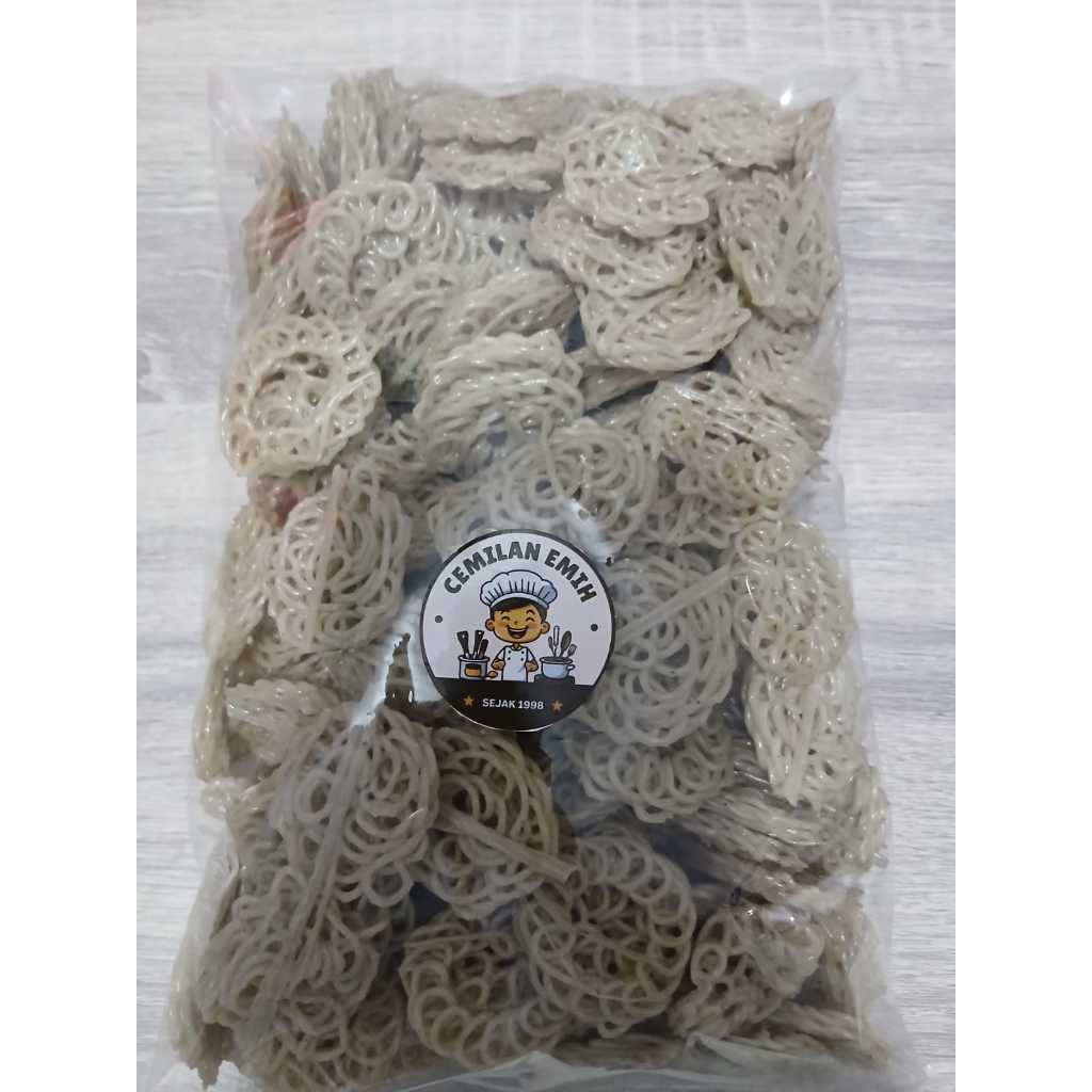 

Cemilan Kerupuk Mentah ukuran jumbo 1kg