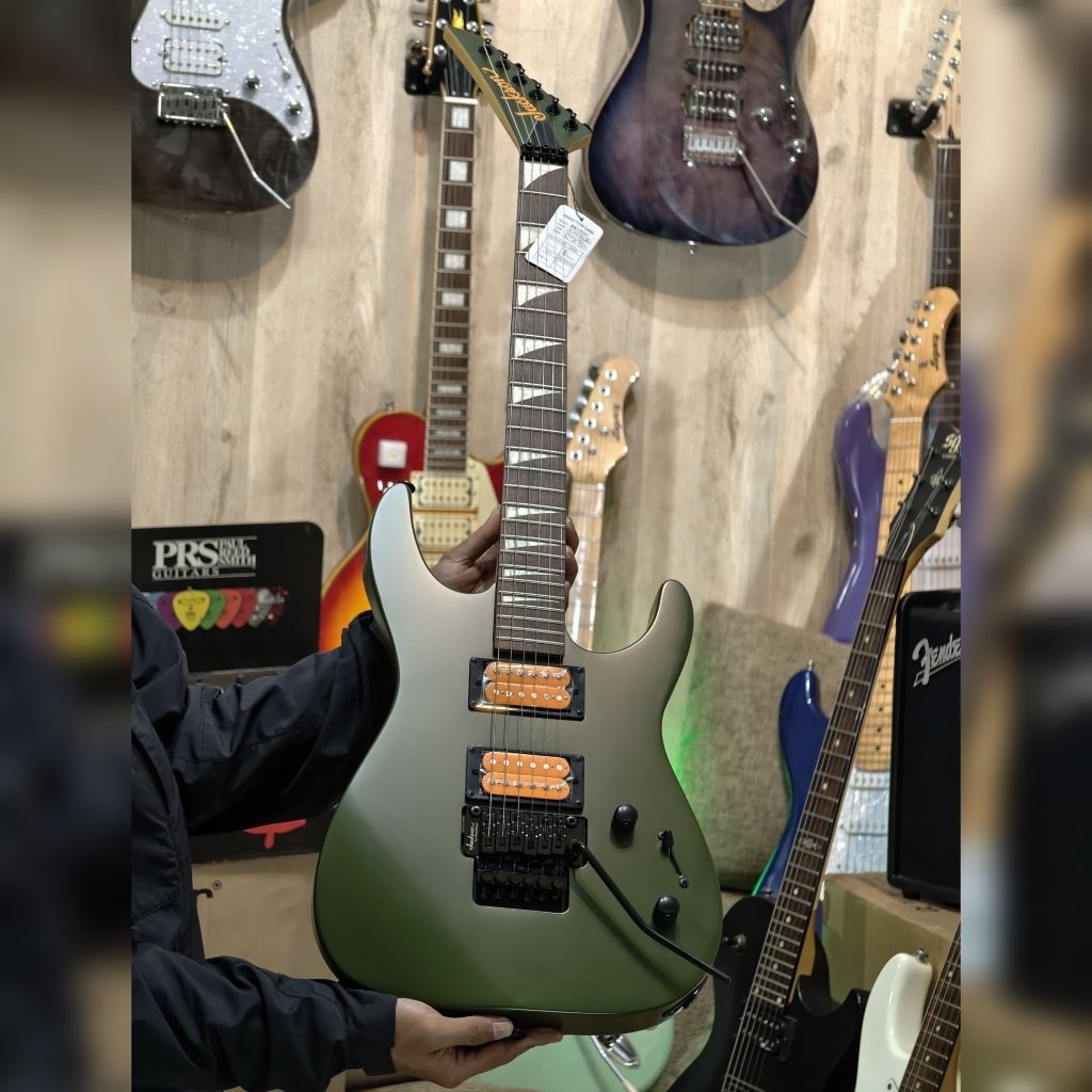 PROMO NEW ITEM GITAR ELEKTRIK JACKSON DINKY DK2XR LIMITED EDITION, MATTE ARMY DRAB - 100% ORIGINAL
