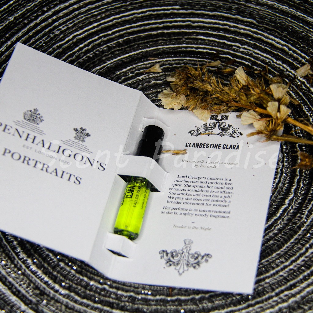 Penhaligon's Clandestine Clara Tester Parfum 1.5ml Wewangian Parfum Botol/Sampel Parfum/Vial Parfum 