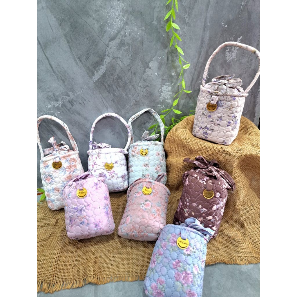 FADHILAH FASHION | Mukena Travel  Mini Motif Parasut Korea Al - Quba