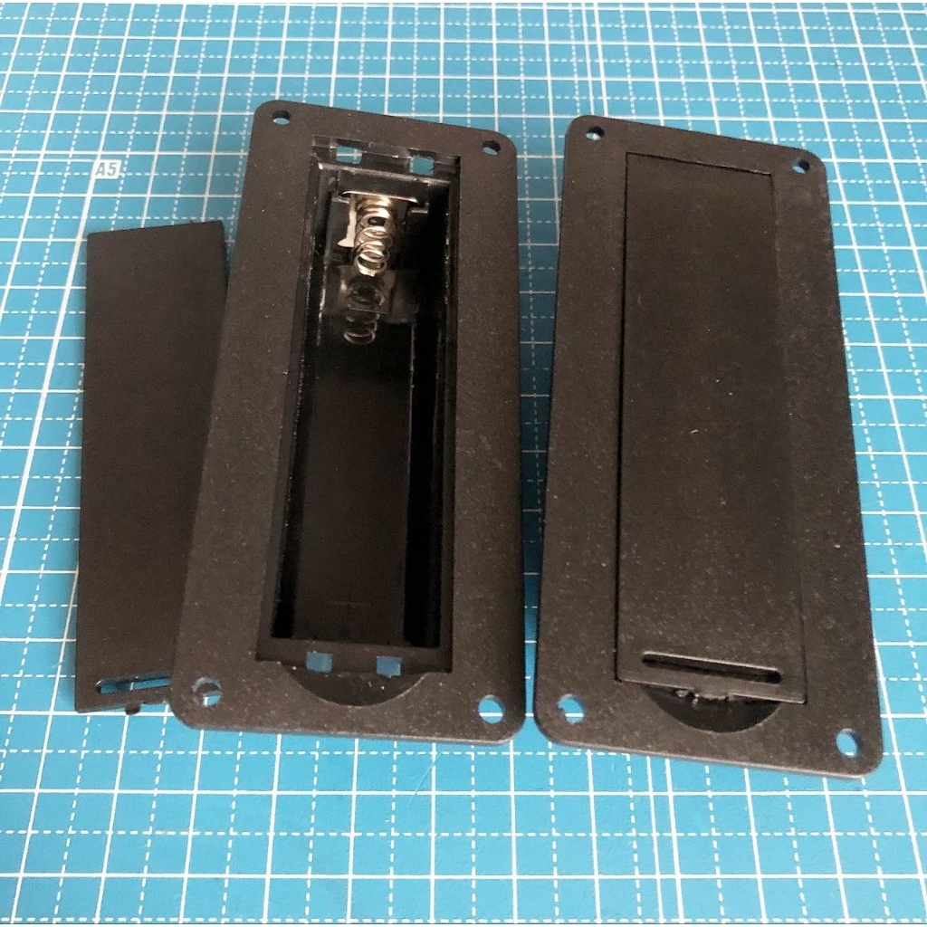 Holder/Box baterai 1S 18650 dengan tutup