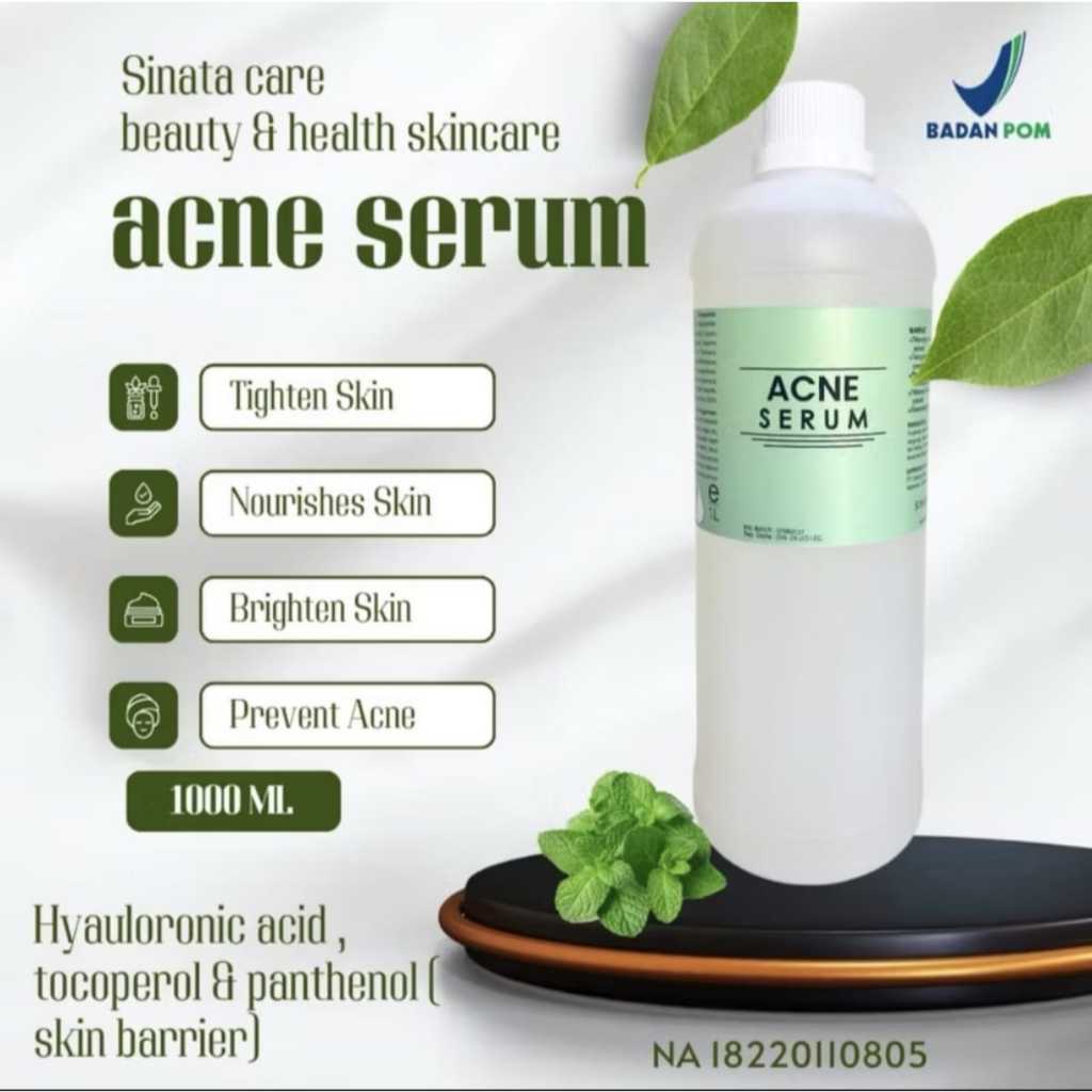 ACNE SERUM LITERAN  ISI 1 LITER || SERUM ANTI JERAWAT ISI 1 LITER (ACNE CLINDA SERUM)