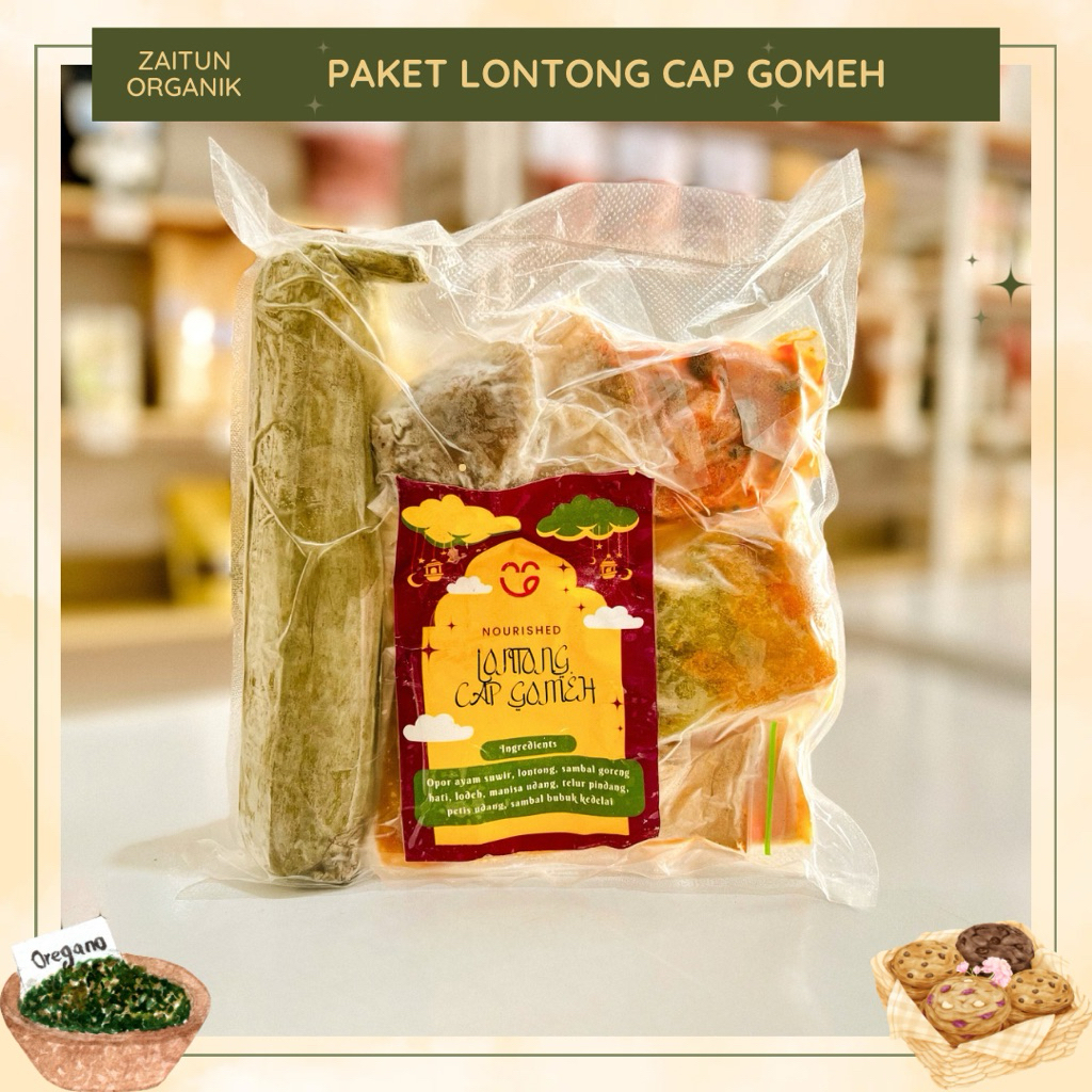Lontong cap gomeh | Benourish | Paket keluarga | Paket lontong | paket lontong lengkap