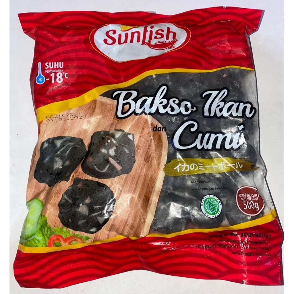 

Sunfish Bakso Ikan Cumi 500 gr