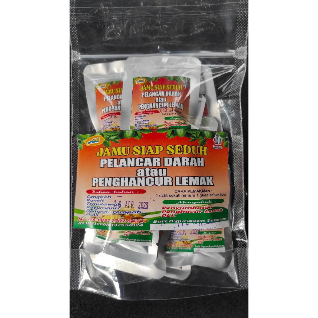 jamu siap seduh (Aasiyah herbal)