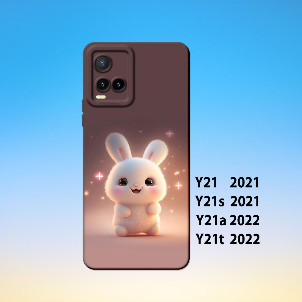 Silikon vivo Y21 ,vivo Y21S ,vivo Y21A ,vivo Y21T _Case Casing Hp Karet Hitam keren Lentur Tebal