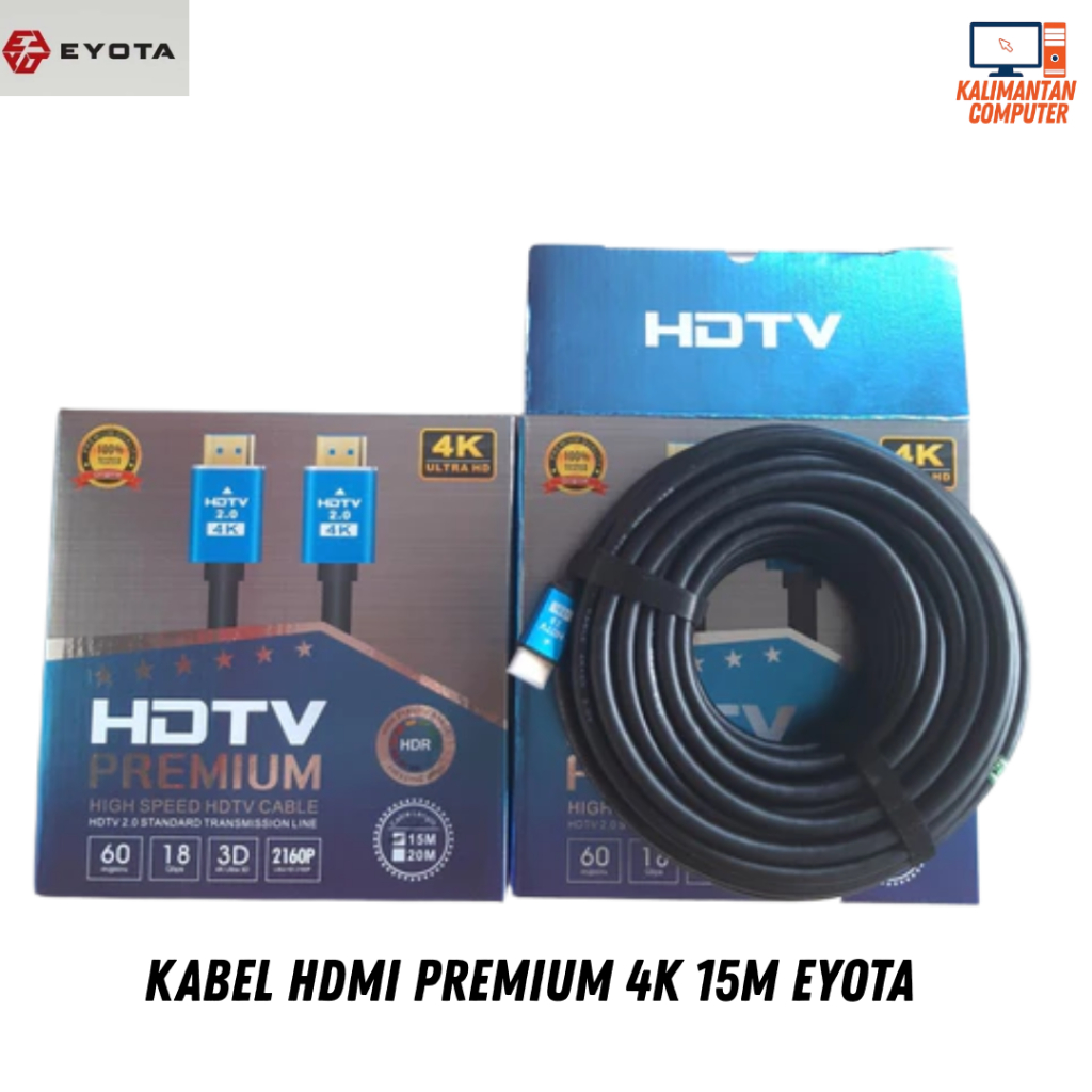 KABEL HDMI PREMIUM 4K 15M EYOTA