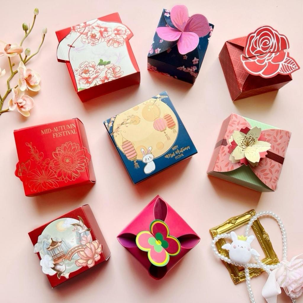 

Kotak Mooncake Satuan 3D K91 dus Kue Bulan| Box| Packaging