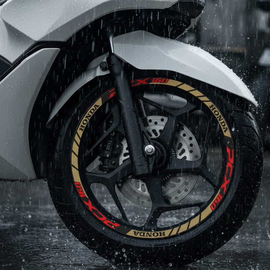 Sticker velg pcx 160 sticker new pcx 160 fullset