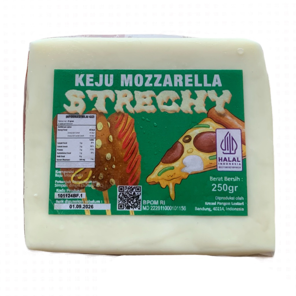 

Strechy Keju Mozarella 250Gr