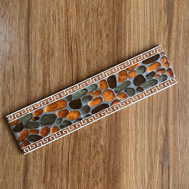 list keramik dinding 10x40 lis keramik lantai 10x40 stone Brown