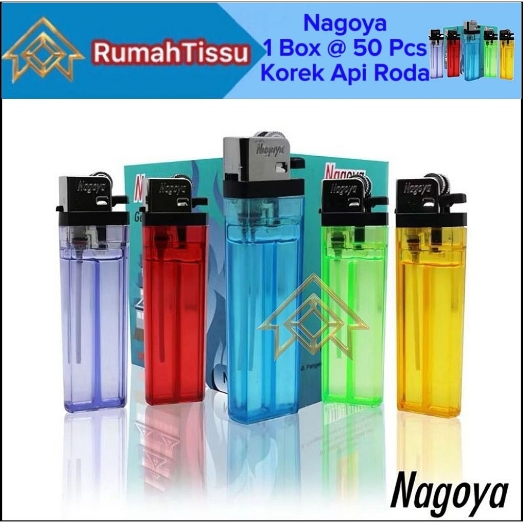Korek Api Gas Nagoya / X2000 / Yukito / Daiwa 1 Box isi 50 Pcs Grosir Murah Termurah