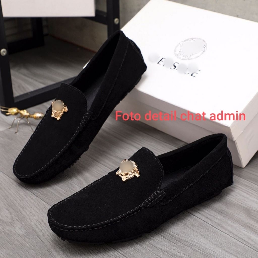 SEPATU LOAFER PRIA HITAM VR2885 LOAFER PRIA BRANDED IMPORT M1RROR