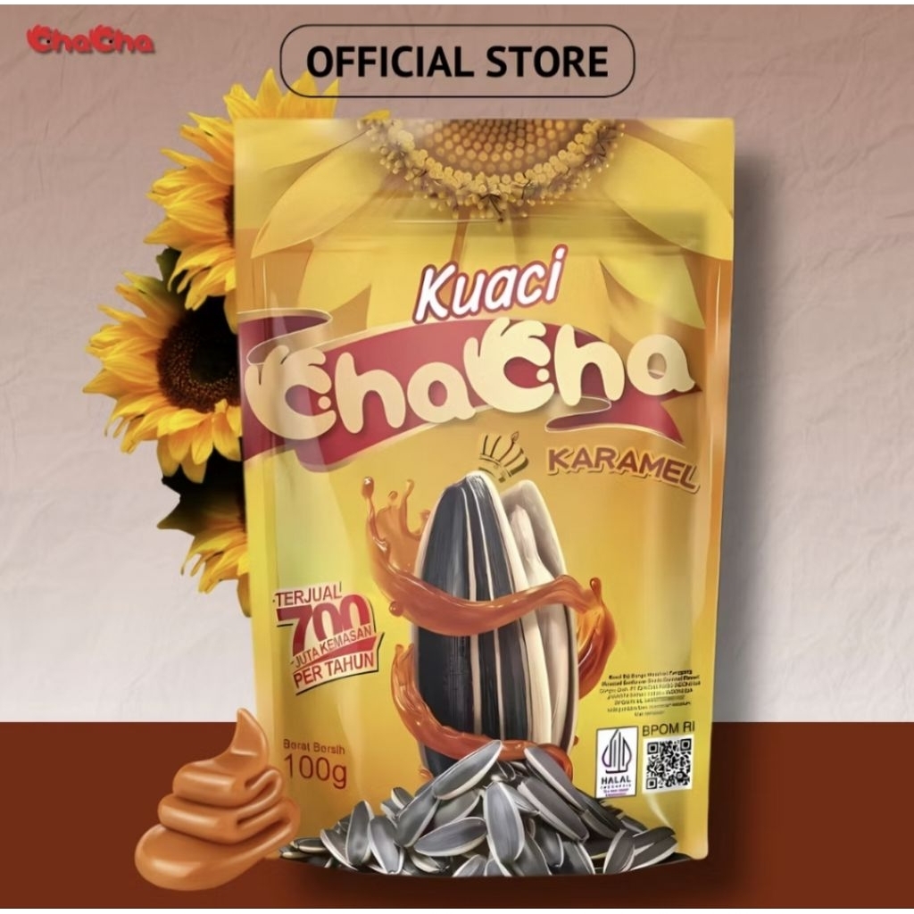 

ChaCha Kuaci Karamel 100 gram