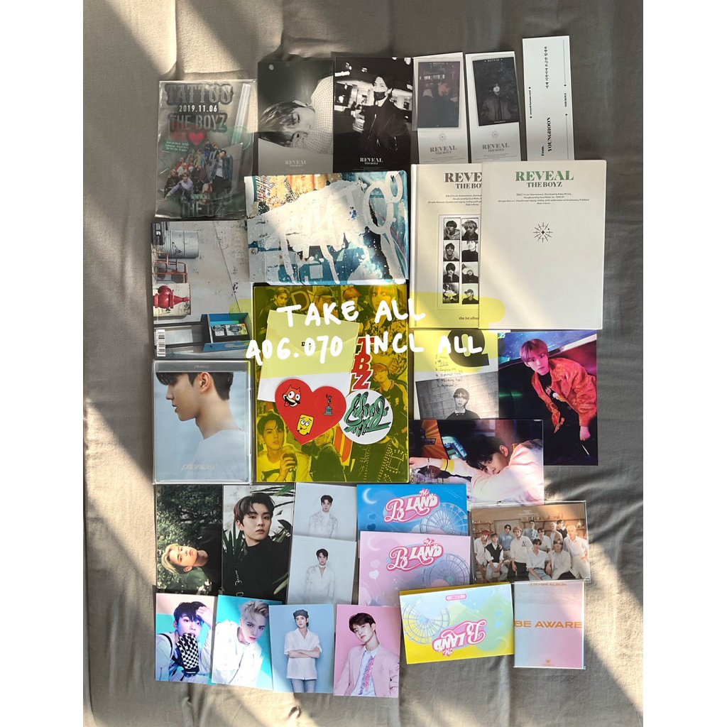 [READ DESCRIPTION] ALBUM ONLY THE BOYZ REVEAL BOY DIY TATTOO PHANTASY