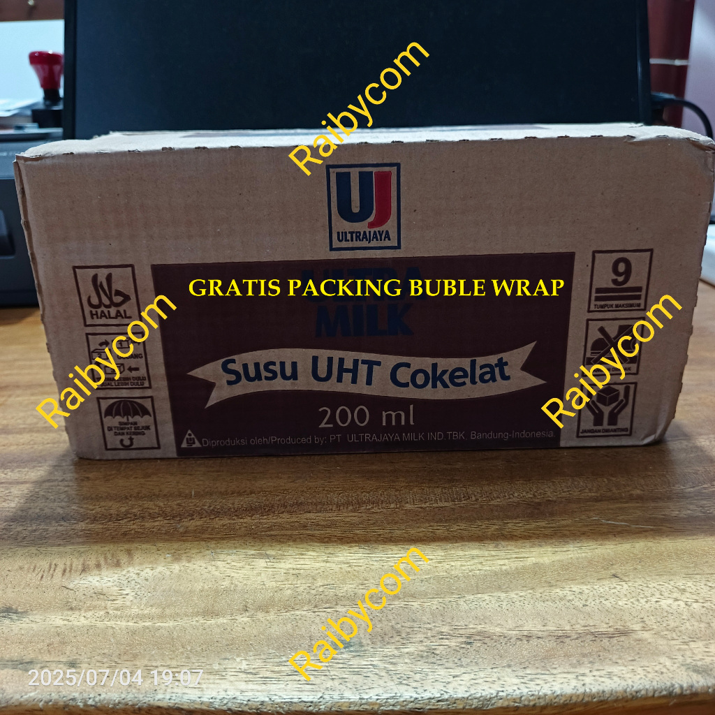 

Susu UHT Ultra Milk 200ml COKELAT 1 Dus isi 24 Pcs 1 Karton Susu Ultra 200 ml Coklat