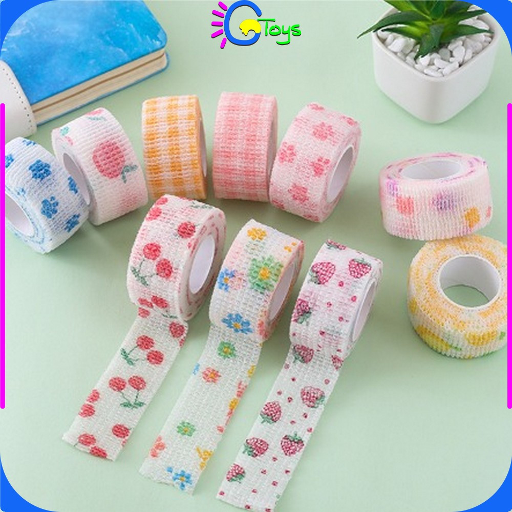 

EC CR-A83 Finger Tape Motif Lucu Plester Pelindung Jari Pelajar Q/ Writing Finger Tape Perlengkapan Sekolah / Protective Tape Perban Jari Aesthetic